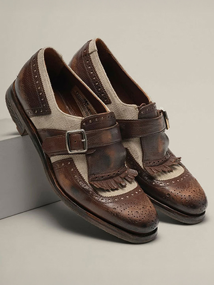 Église Pair of brown Church's shoes